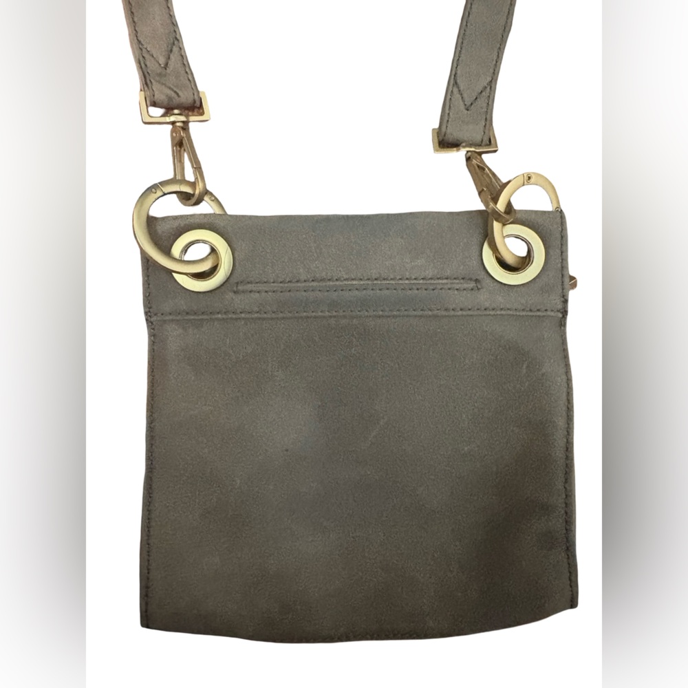 Hammitt Tony Small Pewter/Brushed Gold Red Zip - Picture 9 of 15